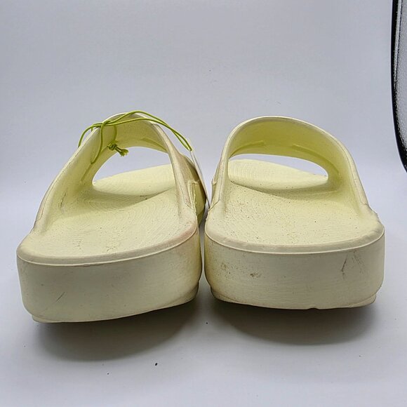 OOFOS OOahh Womens Size 6 Mello Yellow Sandals Slides Casual Walking Comfort - Picture 5 of 13